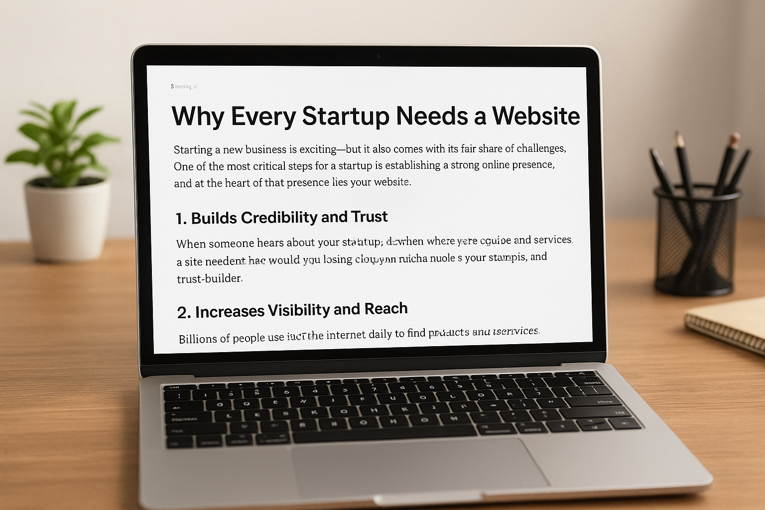 Why Every Startup Needs a Website